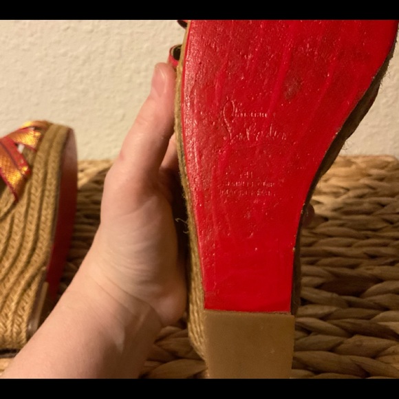 Christian Louboutin espadrille wedges - Picture 2 of 5